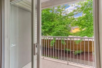 Private patio or balcony with storage*